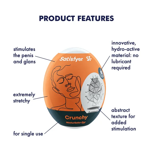 Satisfyer Masturbator Egg Crunchy — image 11 of 11