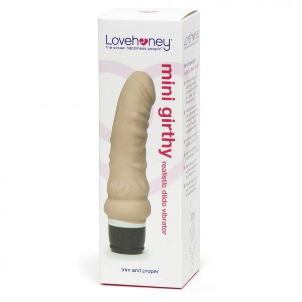 Lovehoney Silicone 7 Function Mini Girthy Realistic Dildo Vibrator 5.5 Inch