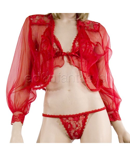 Celestial weave peignoir