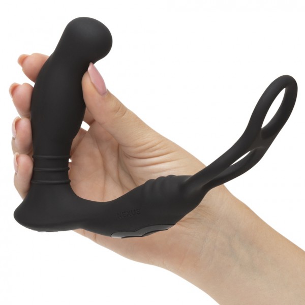 Nexus Simul8 Prostate Massager with Double Cock Ring