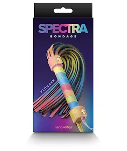 :  Spectra Bondage Flogger Rainbow — image 11 of 11