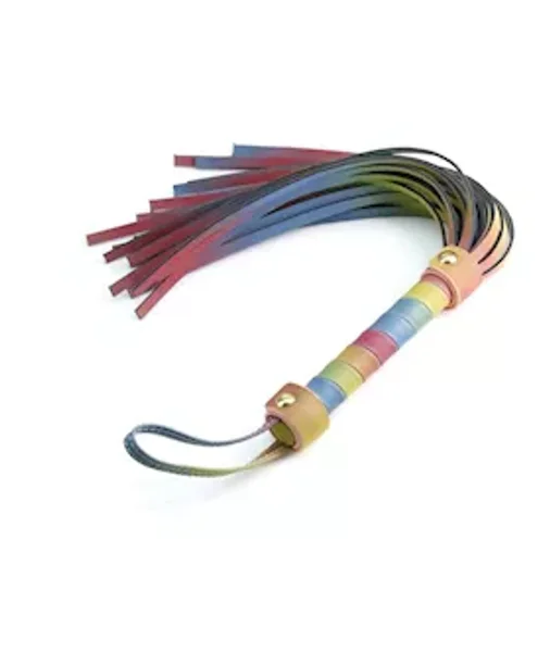 :  Spectra Bondage Flogger Rainbow — image 10 of 11