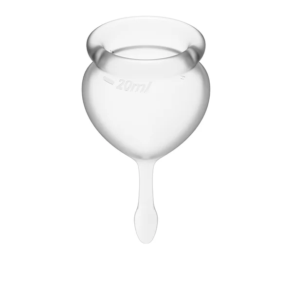 Feel Good Menstrual Cup Transparent 2pcs — image 5 of 9