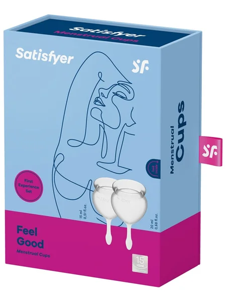 Feel Good Menstrual Cup Transparent 2pcs — image 7 of 9