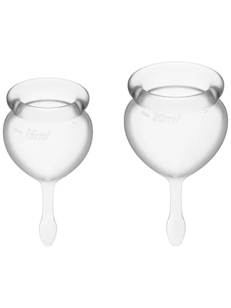 Feel Good Menstrual Cup Transparent 2pcs — image 8 of 9