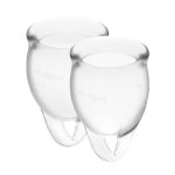 Feel confident Menstrual Cup Transparent 2pcs — image 7 of 8