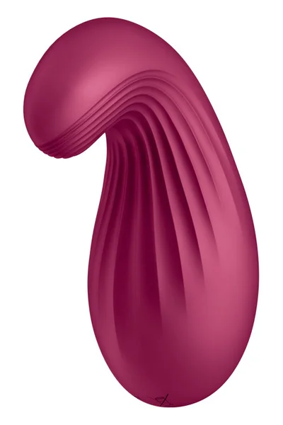 Satisfyer Dipping Delight - 3.7" Lay On Vibrator with Clitoral & Labial Stimulation — image 9 of 12