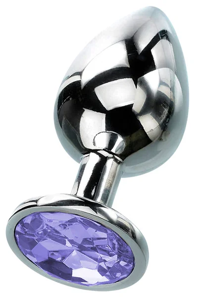 Curious Candy December - 2.7" Tanzanite Birthstone Butt Plug with Jewel — image 4 of 6