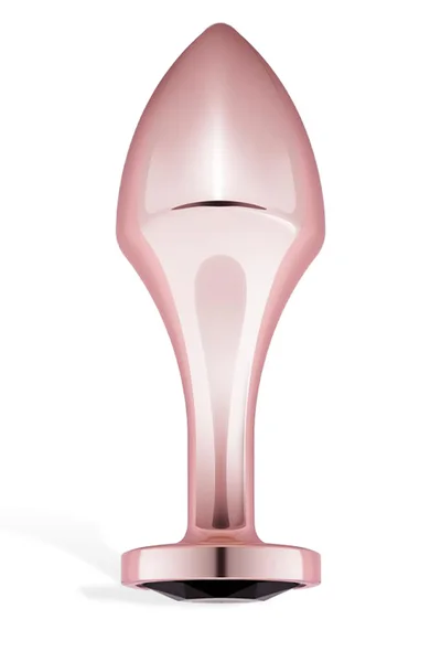 Rosy Gold Nouveau - 3.7" Metal Butt Plug — image 6 of 10