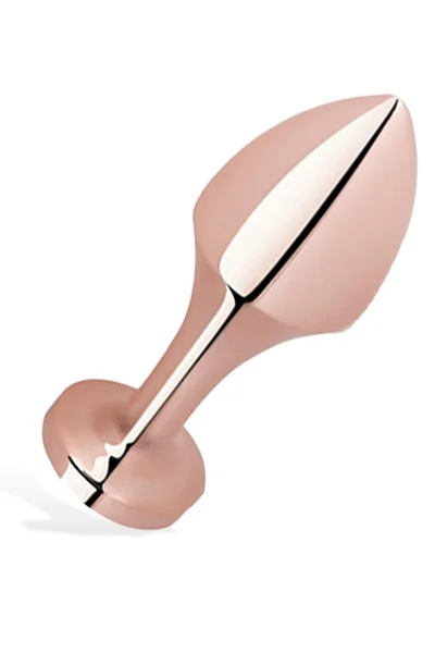 Rosy Gold Nouveau - 3.7" Metal Butt Plug — image 7 of 10