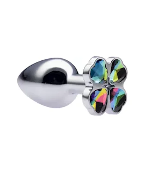 Kink Range Flower Gem Butt Plug - 2.8 Inch - Rainbow - Small — image 2 of 2