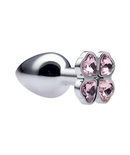Kink Range Flower Gem Butt Plug - 2.8 Inch - Baby Pink - Small — image 2 of 2