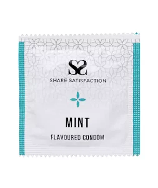 Share Satisfaction Mint Flavoured Condoms - 12 Pack - Mint — image 13 of 14