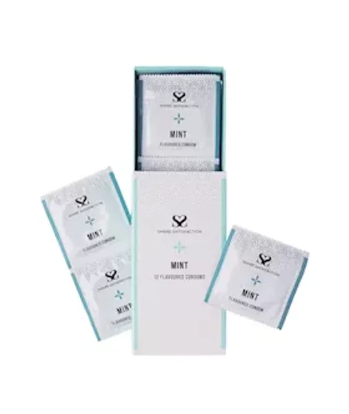 Share Satisfaction Mint Flavoured Condoms - 12 Pack - Mint — image 9 of 14