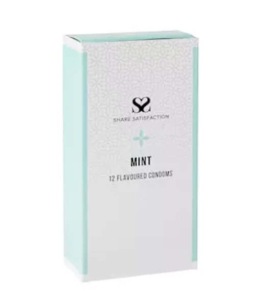 Share Satisfaction Mint Flavoured Condoms - 12 Pack - Mint — image 11 of 14