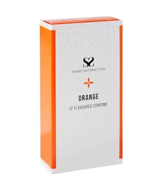 Share Satisfaction Orange Flavoured Condom - 12 Pack - Orange — image 11 of 14