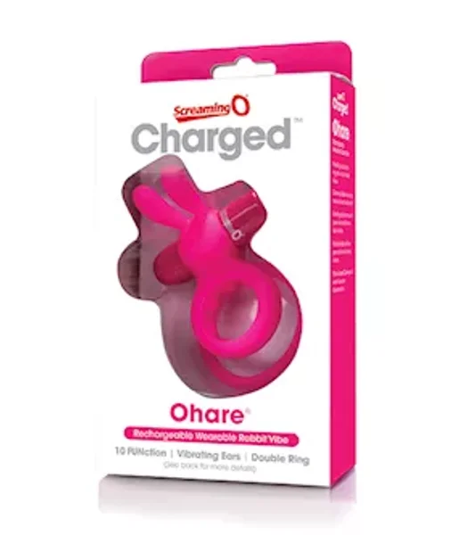 The Screaming O Charged Ohare Rabbit Vibrator - Pink — image 7 of 9