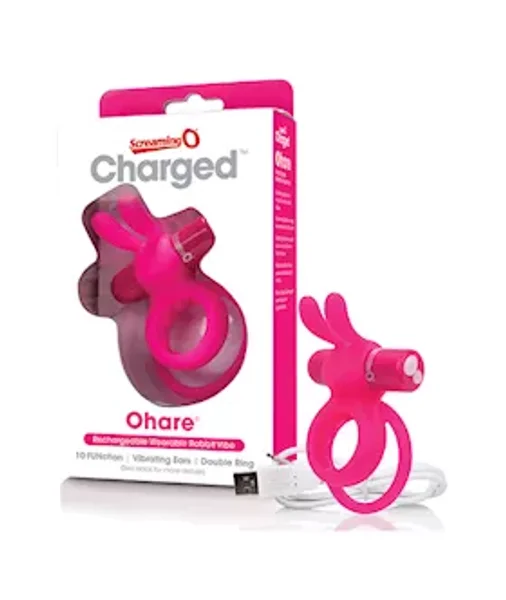 The Screaming O Charged Ohare Rabbit Vibrator - Pink — image 8 of 9
