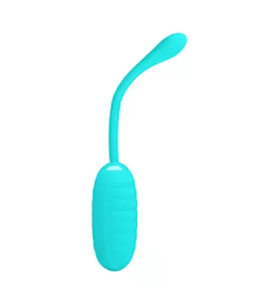 Kirk Liquid Silicone Remote Egg Vibrator - 7.7 Inch - Turquoise - 7.7 Inch — image 12 of 18