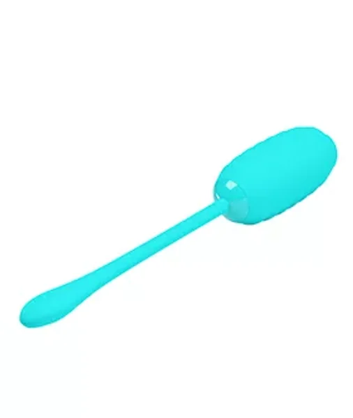 Kirk Liquid Silicone Remote Egg Vibrator - 7.7 Inch - Turquoise - 7.7 Inch — image 13 of 18