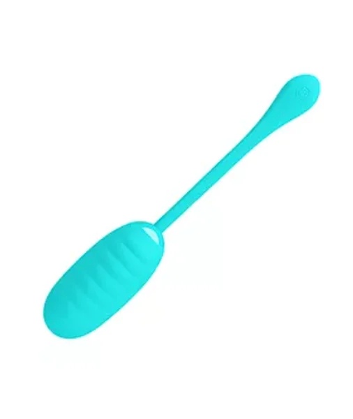 Kirk Liquid Silicone Remote Egg Vibrator - 7.7 Inch - Turquoise - 7.7 Inch — image 10 of 18