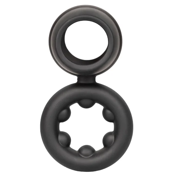 Alpha Liquid Silicone Dual Support Magnum Ring - Black — image 24 of 25