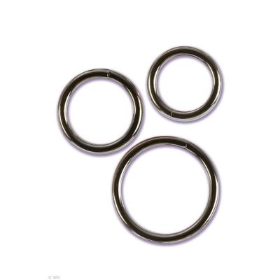 California Exotic Silver Ring 3 Piece Set