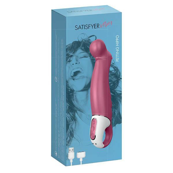 Satisfyer Petting Hippo 9" Silicone G-Spot Vibrator