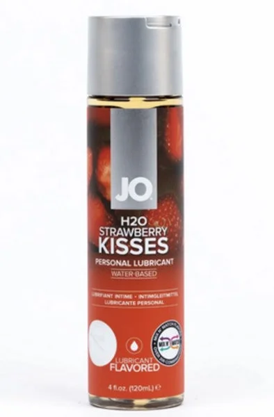 System JO Strawberry Kiss H2o Flavoured Lubricant (120ml)