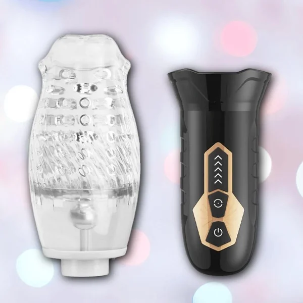 Cyclone Blowjob Rechargeable Rotating Vibrating Oral Sex Penis Masturbator — image 21 of 21