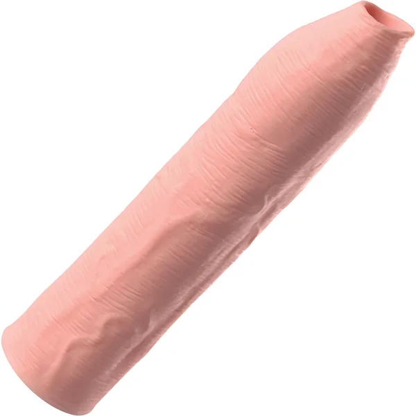 Fantasy X-tensions Elite Silicone 7" Uncut Penis Extension - Vanilla — image 9 of 10