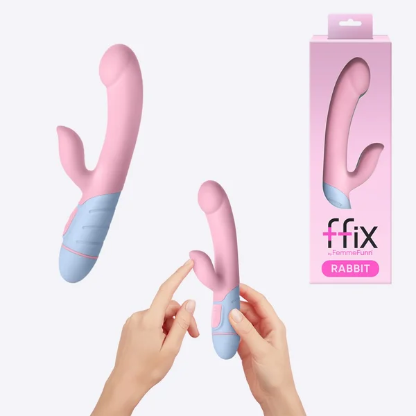 Femme Funn FFIX Rabbit Vibrator - Pink — image 7 of 9
