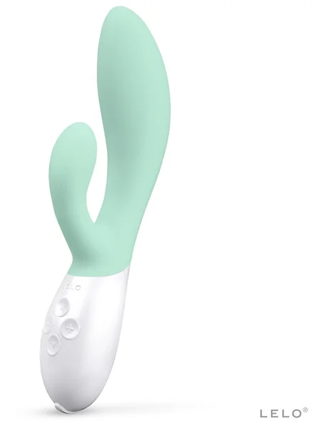 Lelo Ina 3 Seaweed Rabbit Vibrator Smoothest Silicon Dual Action Massager Stimulator — image 8 of 9