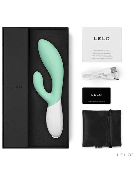 Lelo Ina 3 Seaweed Rabbit Vibrator Smoothest Silicon Dual Action Massager Stimulator — image 6 of 9