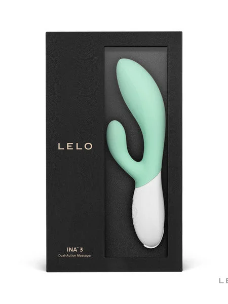 Lelo Ina 3 Seaweed Rabbit Vibrator Smoothest Silicon Dual Action Massager Stimulator — image 5 of 9