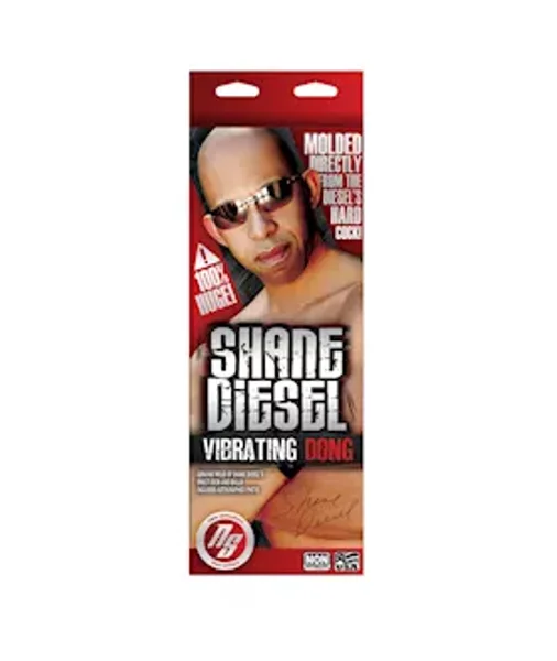 Shane Diesel Vibrating Dildo - Brown - 10 Inch — image 4 of 4