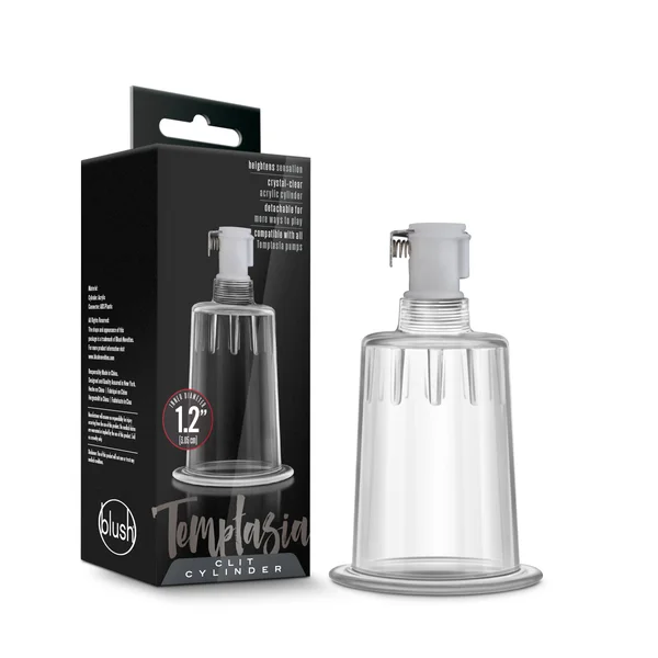 Temptasia – Clit Cylinder - 1.2 Inch Diameter - Clear — image 14 of 16