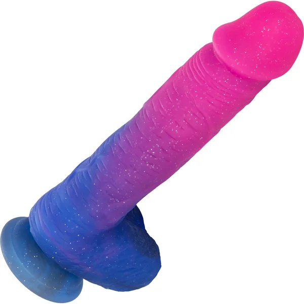 Naughty Bits Ombré Hombre XL Silicone Vibrating Suction Cup 8.5" Dildo by CalExotics — image 24 of 25