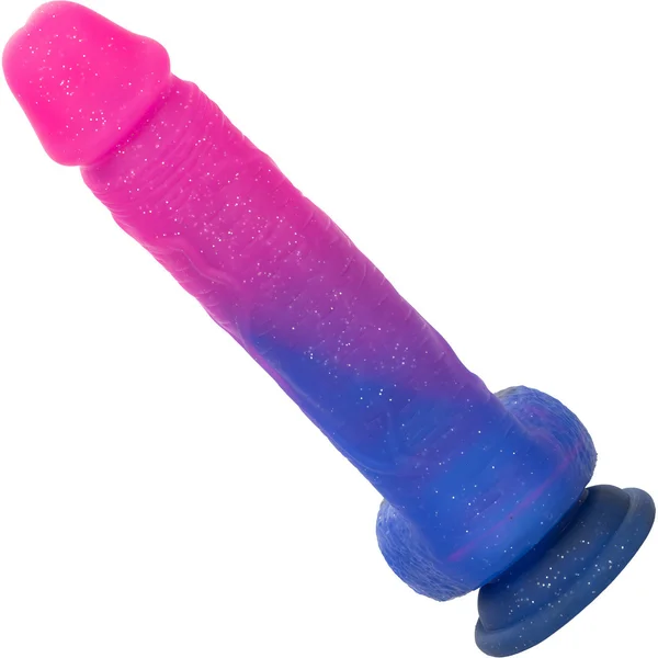 Naughty Bits Ombré Hombre XL Silicone Vibrating Suction Cup 8.5" Dildo by CalExotics — image 25 of 25