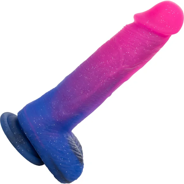 Naughty Bits Ombré Hombre XL Silicone Vibrating Suction Cup 8.5" Dildo by CalExotics — image 20 of 25