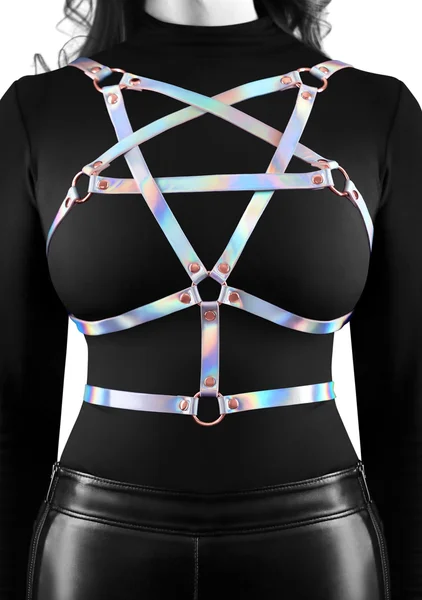 Cosmo Risqué Chest Harness Large / X-Large - Rainbow — image 15 of 15