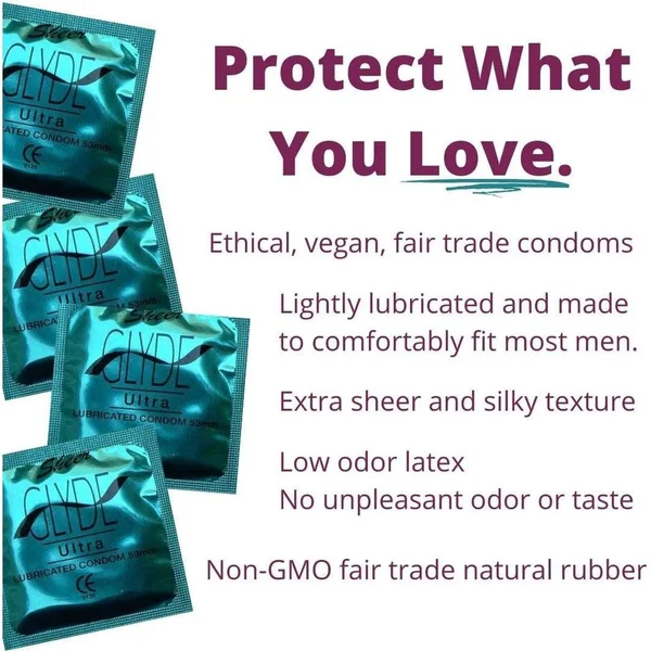 Glyde Ultra Thin Organic Lubricated Latex Condoms 12 Pack — image 6 of 12