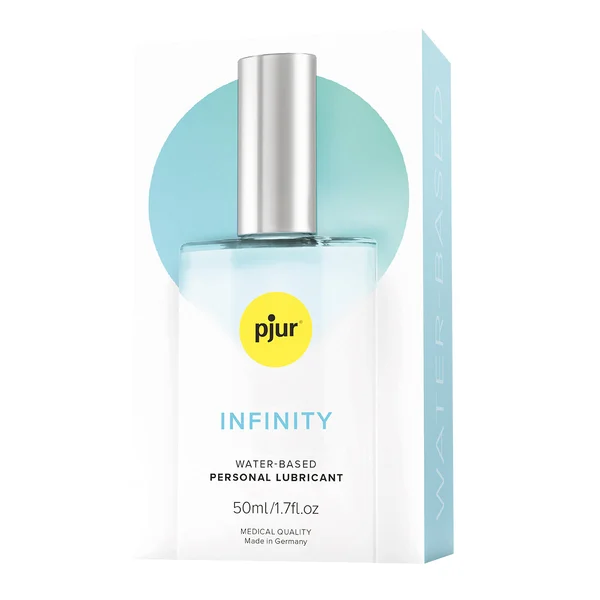 Pjur Infinity Water Based Personal Lubricant 1.7 oz / 50 ml Glass Bottle — image 6 of 8