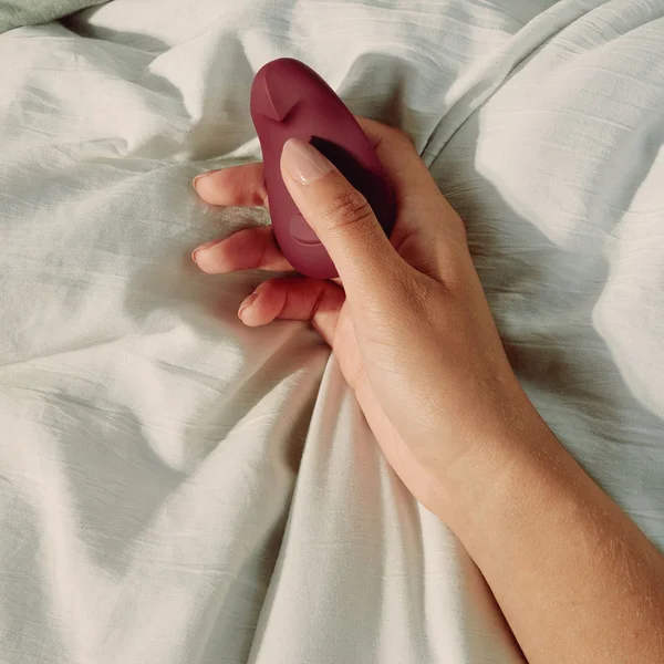 POM Silicone Rechargeable Flexible Waterproof Vibrator by Dame - Plum — image 20 of 20
