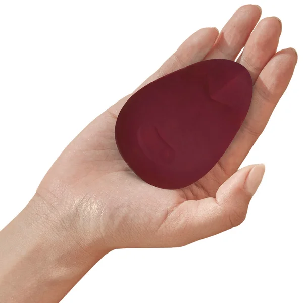 POM Silicone Rechargeable Flexible Waterproof Vibrator by Dame - Plum — image 15 of 20