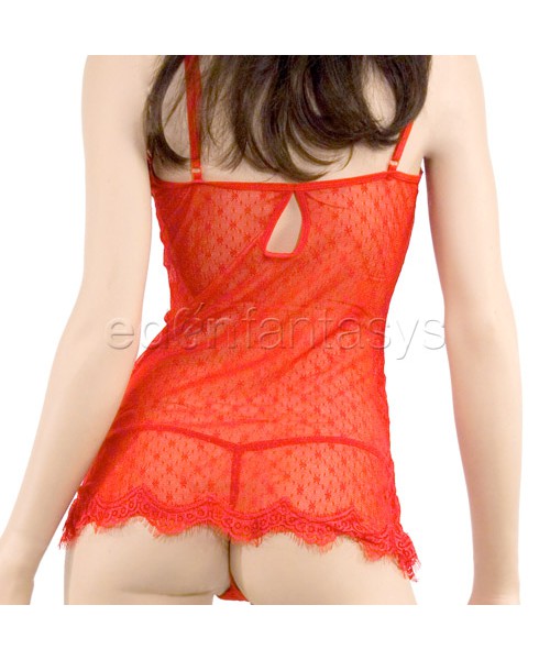 Mini chemise with g-string