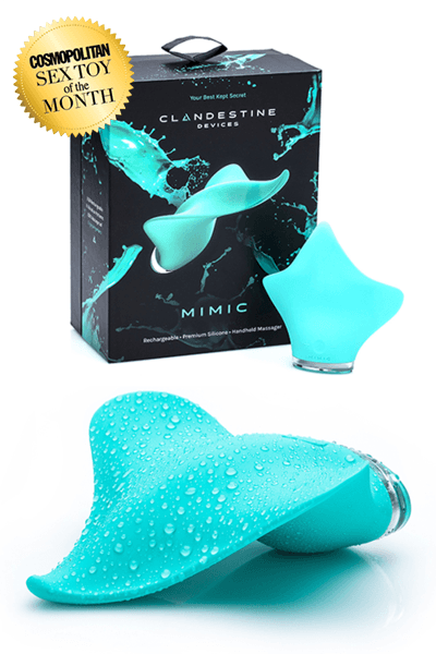 Clandestine Devices MIMIC Rechargeable Silicone 4.25" Vibrating Massager