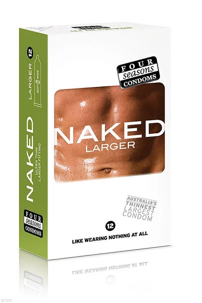 Four Seasons Large Naked Condoms (12 pack) — image 4 of 4