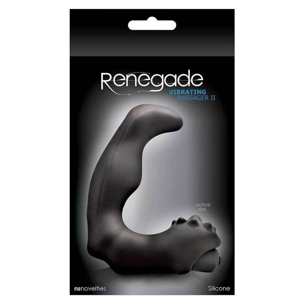 Silicone Vibrating Prostate & Perineum Massager II by Renegade