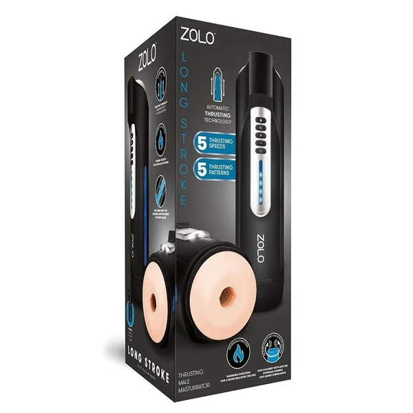 Zolo Long Stroke Full Shaft Warming and Thrusting Masturbator — image 5 of 5